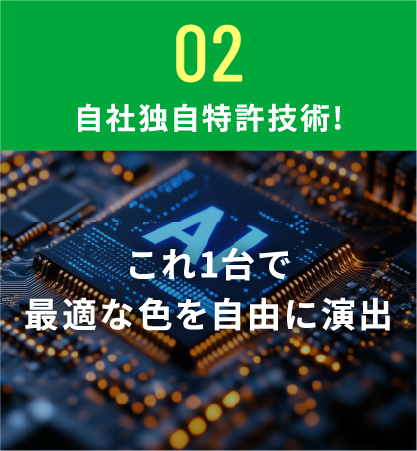 自社独自特許技術!