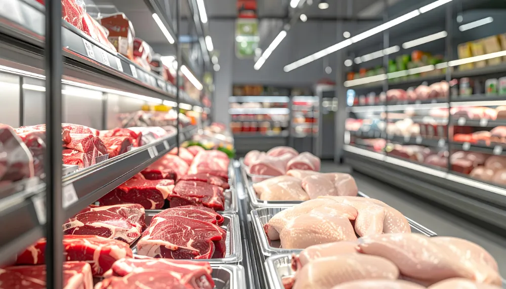 スーパーで食品を美味しく見せる照明とは?